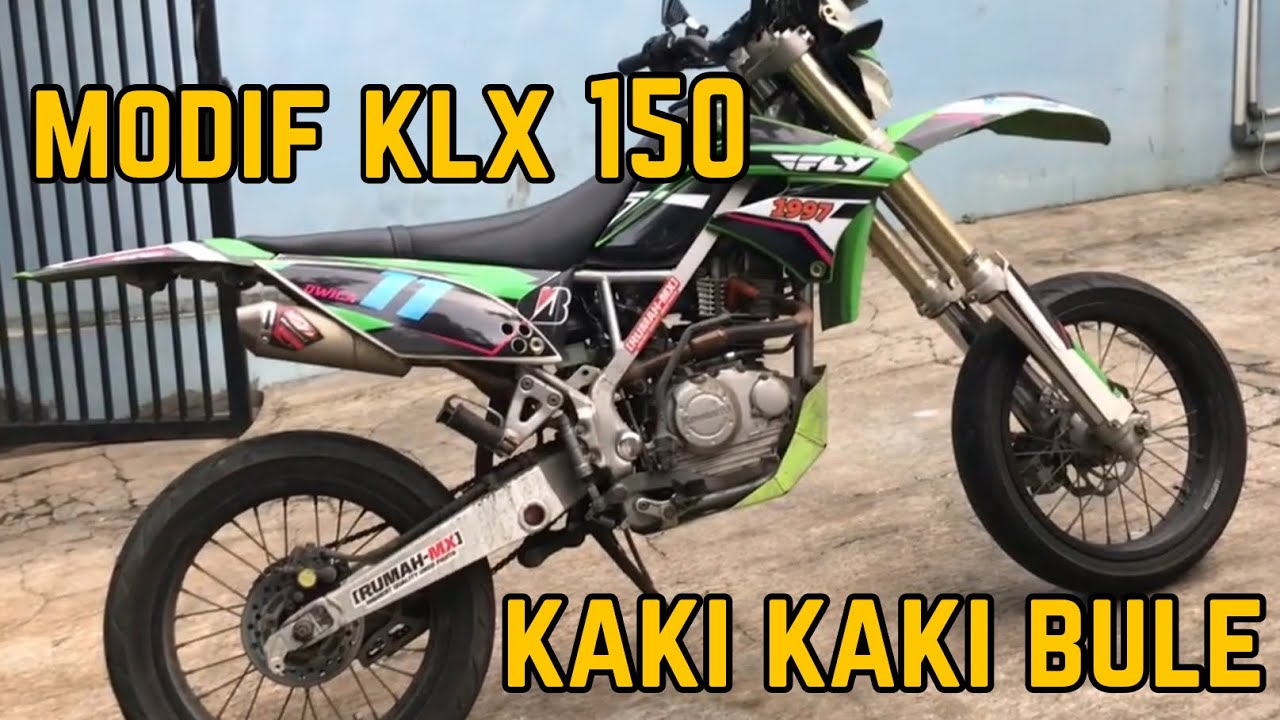 MODIFIKASI KLX JADI SUPERMOTO + TOTAL BIAYA