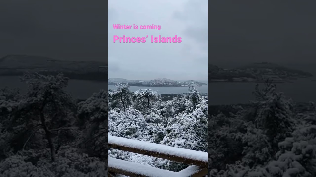Princes&rsquo; Islands Tour     Winter is coming❄️      #adalar #buyukada #istanbul #guide #tour #turkey