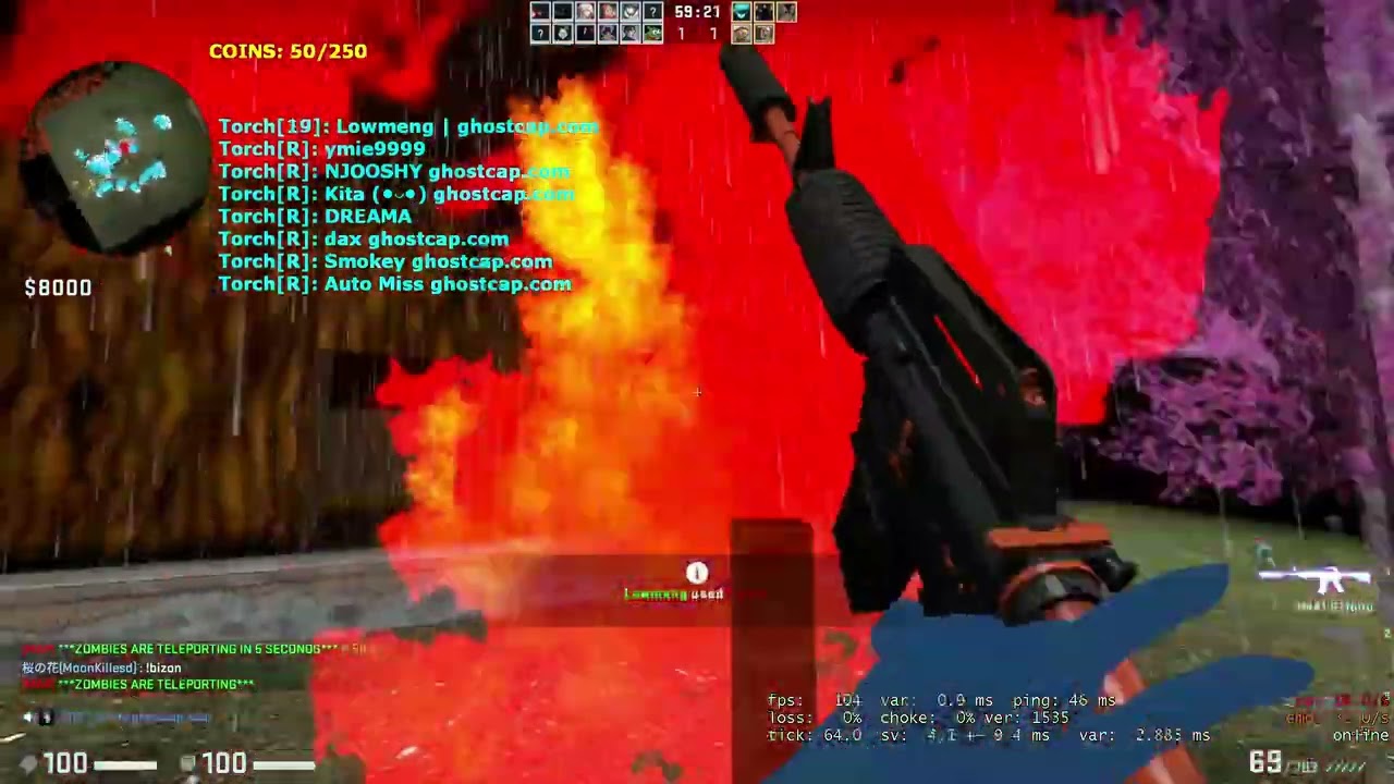 CS:GO Zombie Escape - ze_Diddle_v3 (Level 1-5) on Ghostcap