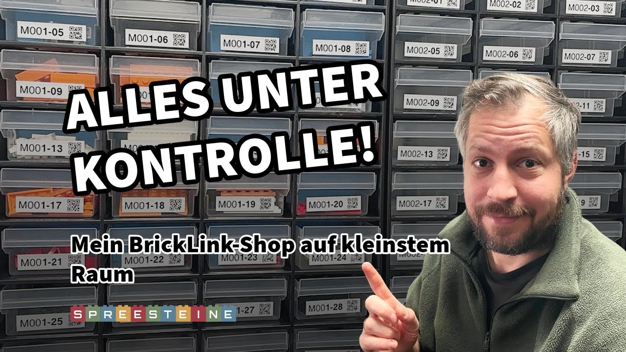 Spree Steine: Mein BrickLink-Shop auf kleinstem Raum – LEGO-Lager auf dem Mini-Dachboden!