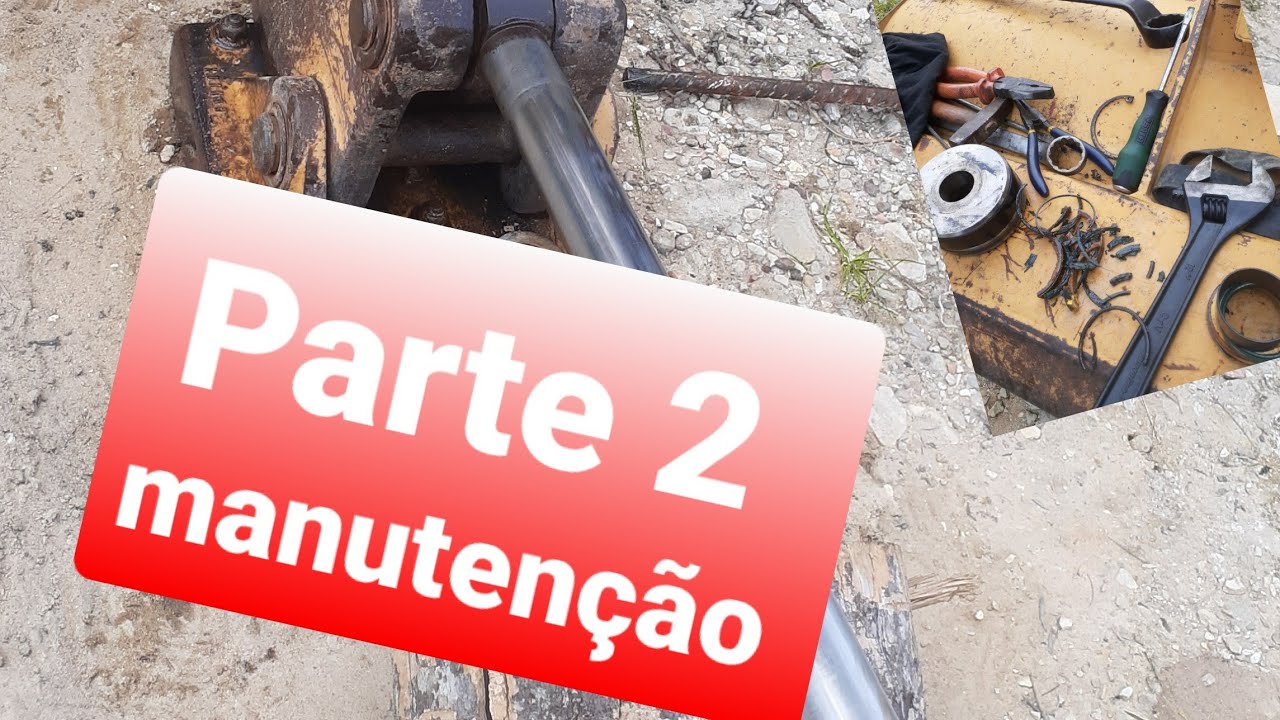 Parte 2 do dia de manuten&ccedil;&atilde;o de como troca reparos da sapatas. / retroescavadeira 416.
