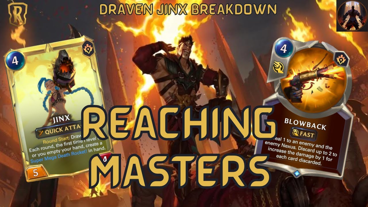 Reaching MASTERS With Draven Jinx Discard Aggro! | Legends of Runeterra