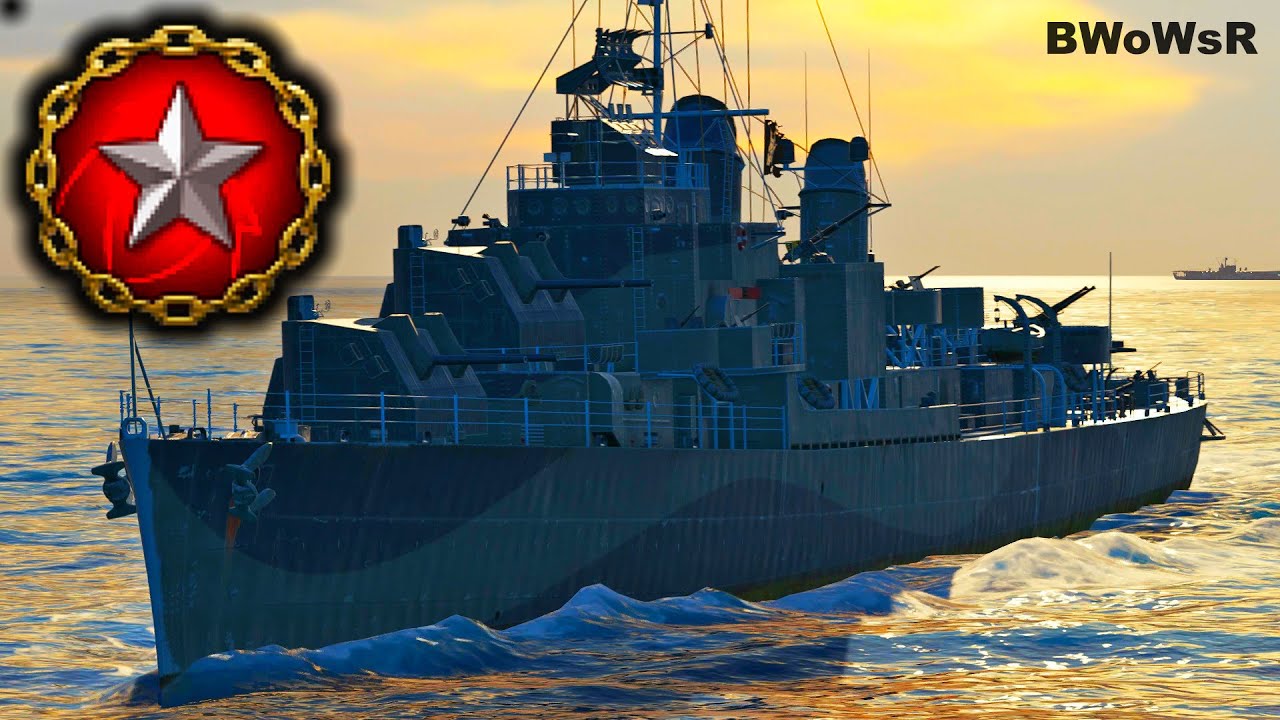 GEARING - 3,6K XP - 4 Kills - World of Warships