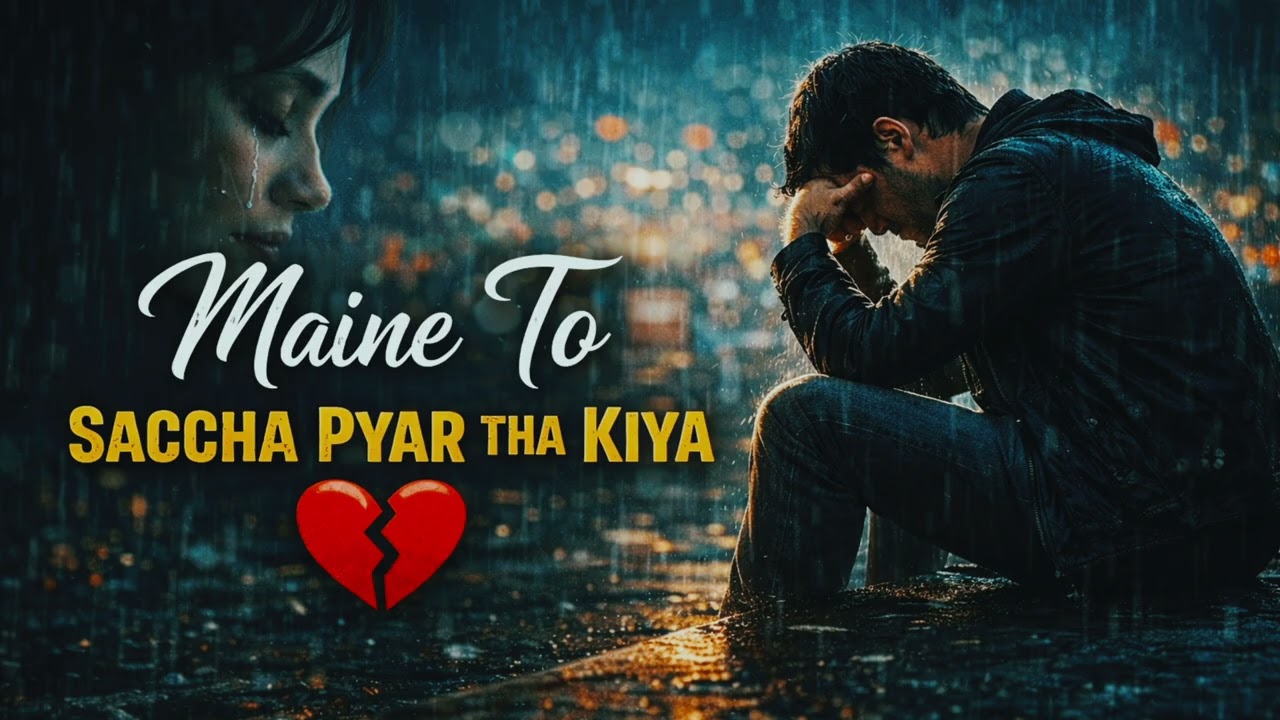 Maine To Saccha Pyar Tha Kiya | Broken 💔 Heart Touching Song | Sad Song | Emotional Heart Touching 