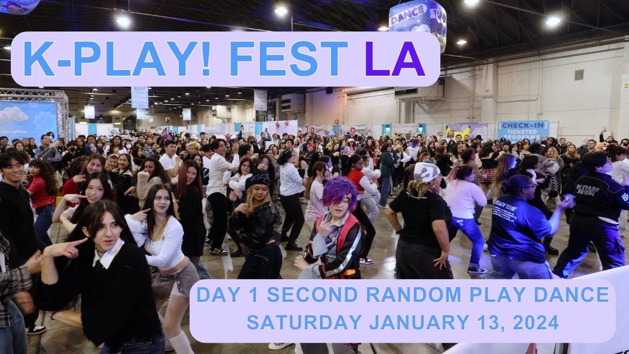 Random Play Dance Newer K-pop @ K-Play! Fest LA 2024 Day 1 second RPD