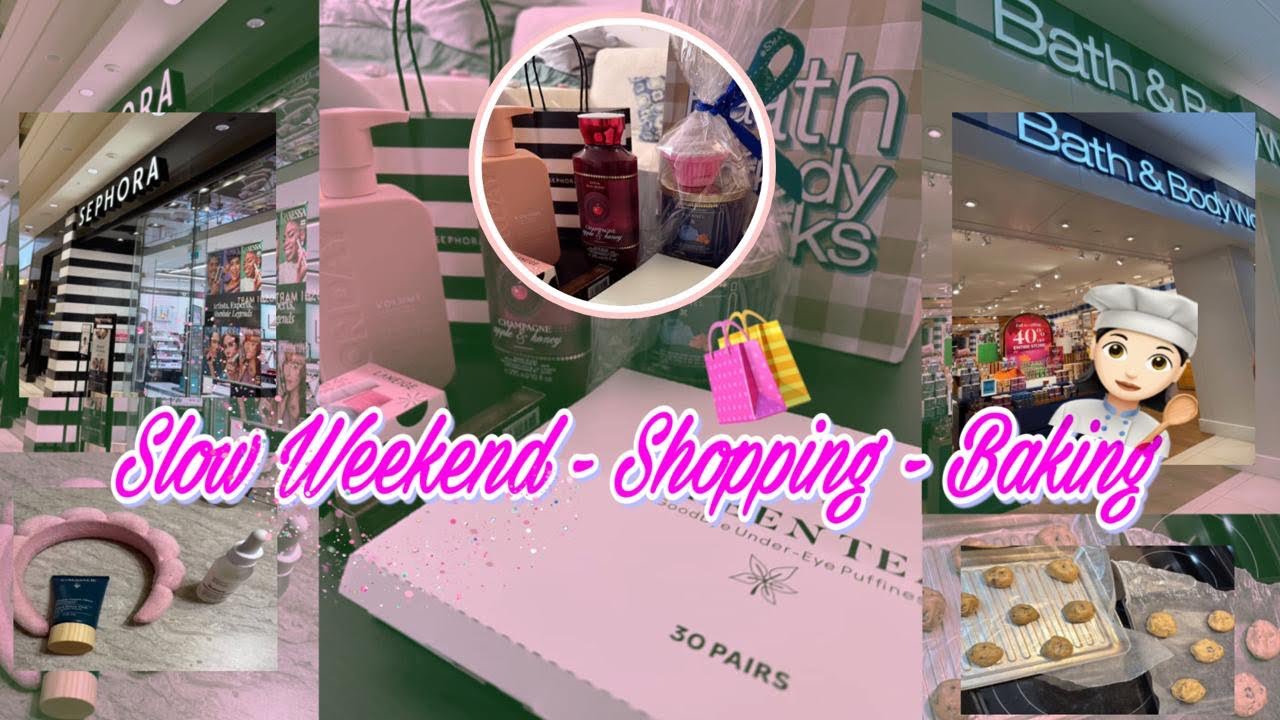 Weekend with me 🤍 baking 🍪 did my nails 💅and more 💞 ottawa mall 🇨🇦