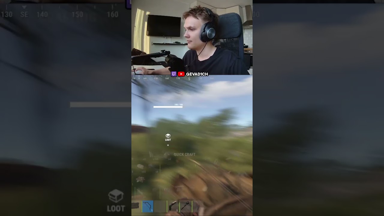 How to speedrun a wipe day as a solo😎 #gevad1ch #twitch #rust #rustsolo #solorust #shorts