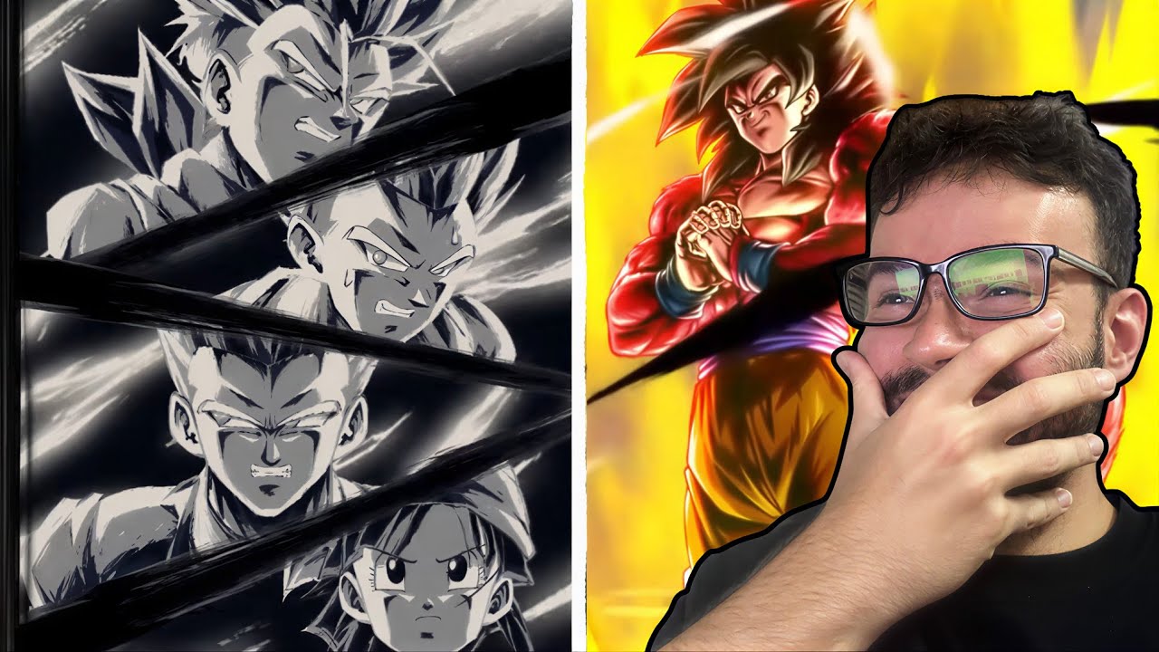 Реакция на появление нового Супер Сайяна 4 Гоку в Dragon Ball Legends, часть 3!
