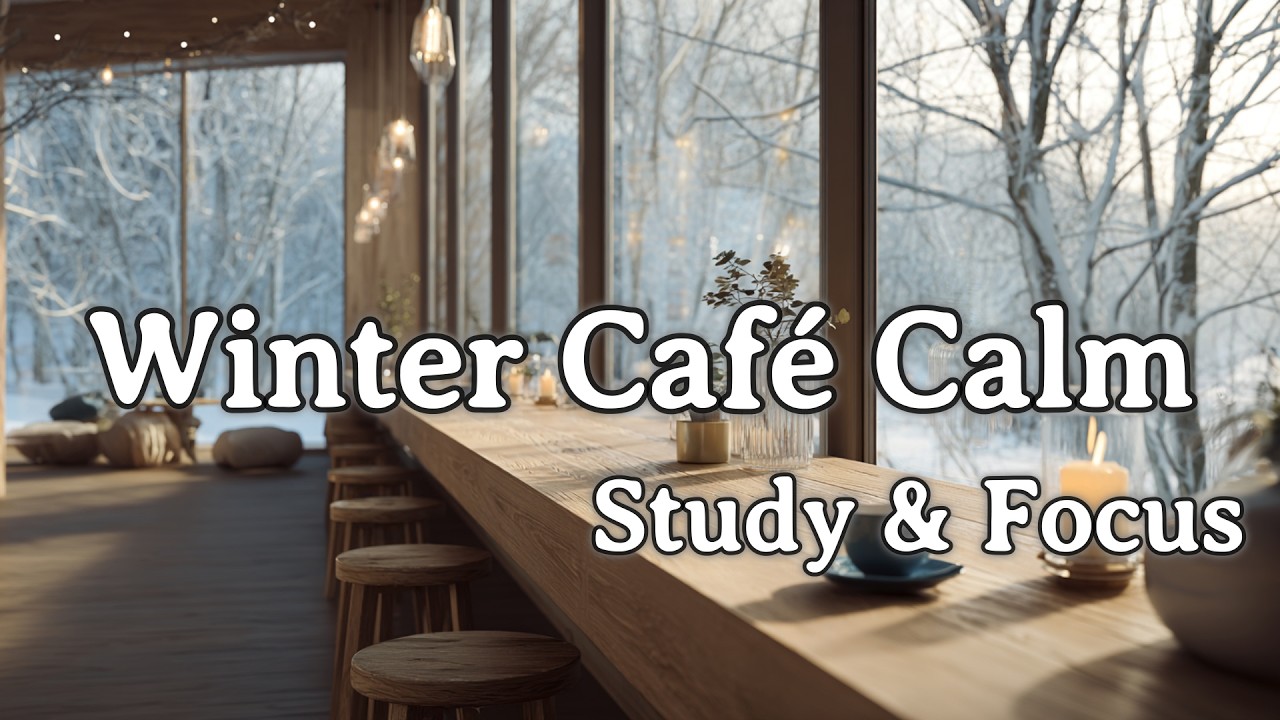 Quiet Study Hours Jazzhop 📚❄️ | Lo-Fi Beats for Focus