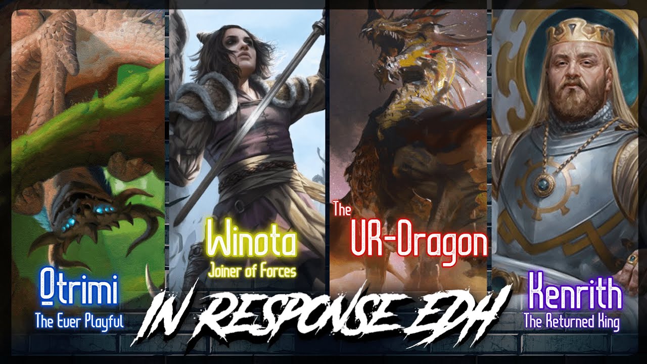 Otrimi vs Winota vs Ur Dragon vs Kenrith: EDH Gameplay