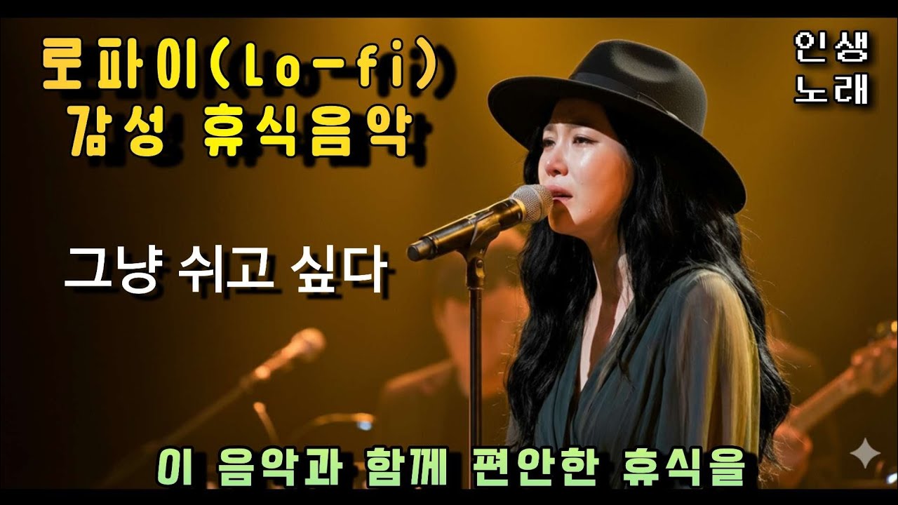 로파이(Lo-fi)감성 휴식음악,(그냥 쉬고싶다),쉼을 주는 편안한 휴식음악,#노래 #감성음악 #kpop 