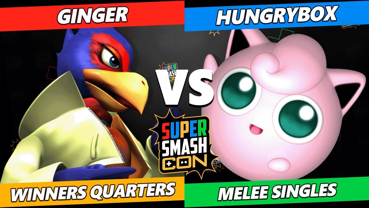 SSC 2022 Winners Quarters  - Ginger (Falco) Vs. Hungrybox (Jigglypuff) Smash Melee Tournament