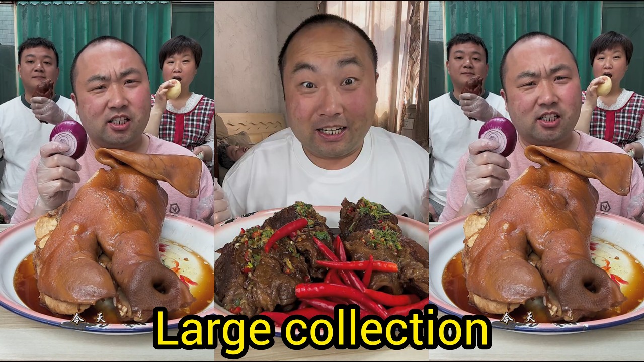 【ASMR】【MUKBANG】SPICY BRAISED PORK BELLY | EATING SHOW | CHINESE FOOD | 食べる | 吃播 #咀嚼音 #mukbang #food