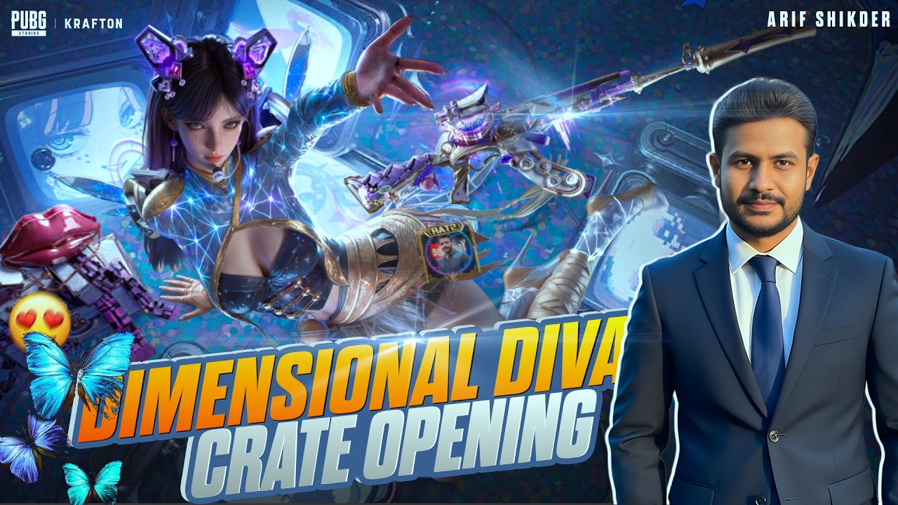 PUBG Mobile NEW Ultimate Skins😱 Dimensional Diva Full Set + AKM Lab Skin & Car Glider!