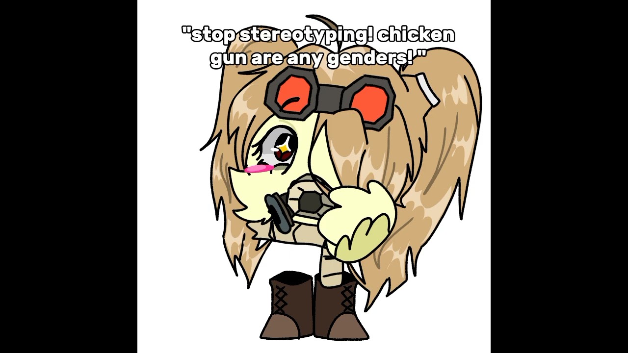 Chicken gun is Peak! | #chickengun #animation #oc #loveisorange