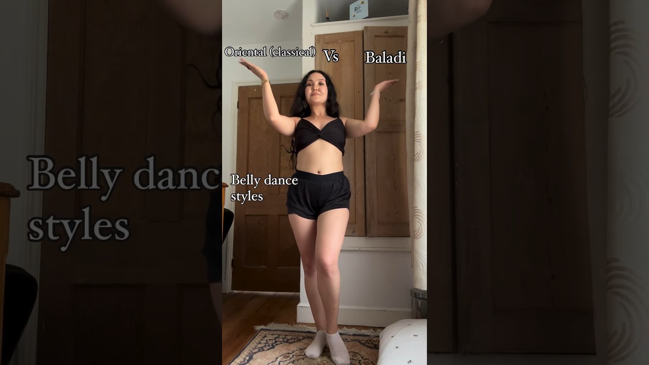 The difference in belly dance styles #bellydance #baladi #raqssharki