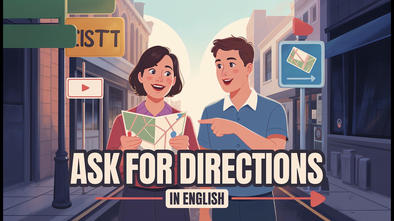 How to Ask for Directions in English 🗺️ | Real City Conversation (A1–A2)