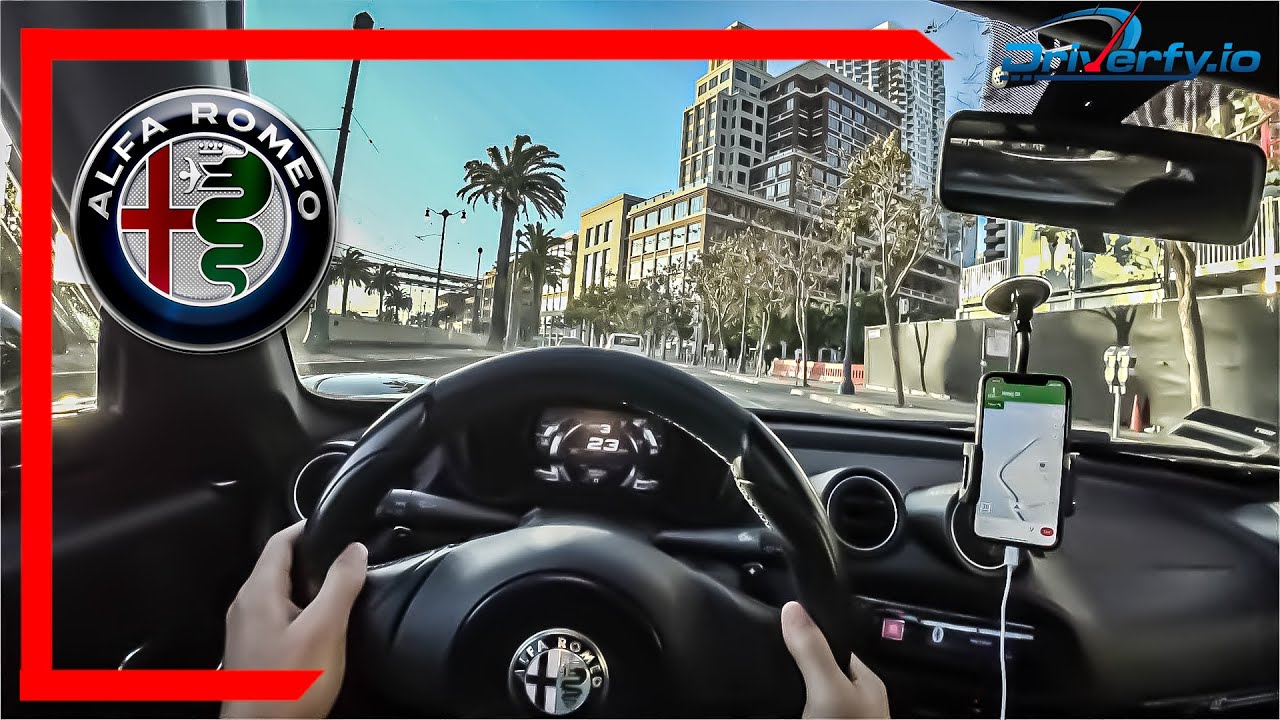 Alfa Romeo 4C POV Drive - San Francisco - Binaural Audio