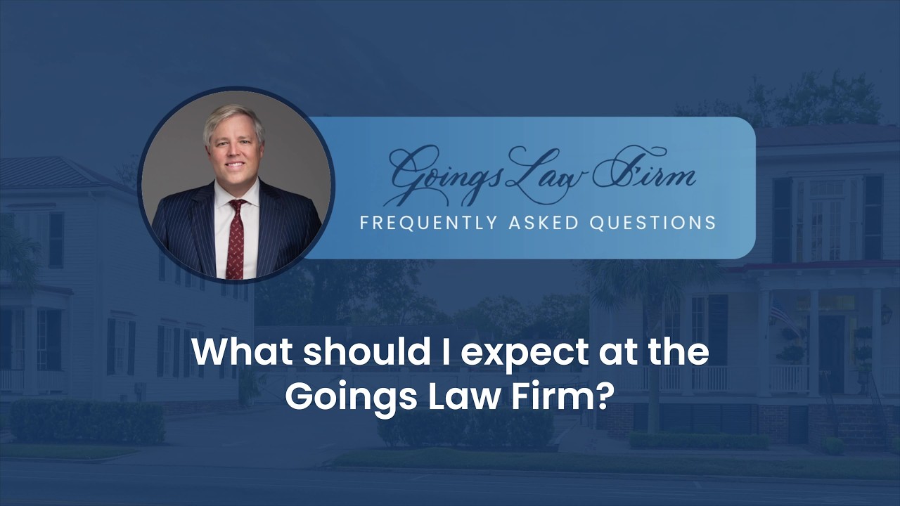 SC Personal Injury FAQs - What should I expect at the Goings Law Firm?
