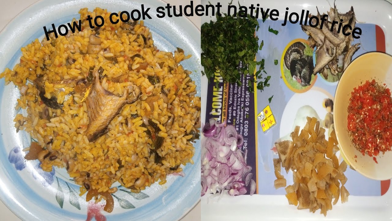 Join me to prepare student native jollof rice (low budget).