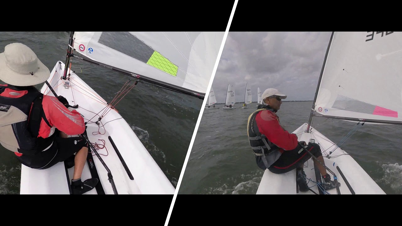 2021 RS Aero FL State Championship - Race 6, 2 boats 1 start
