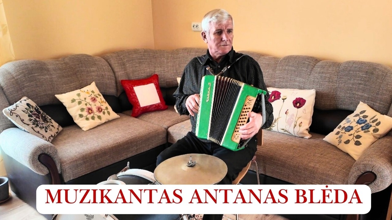 Antanas Blėda, dainuojantis partizaniškas dainas (Varėnos rajonas)