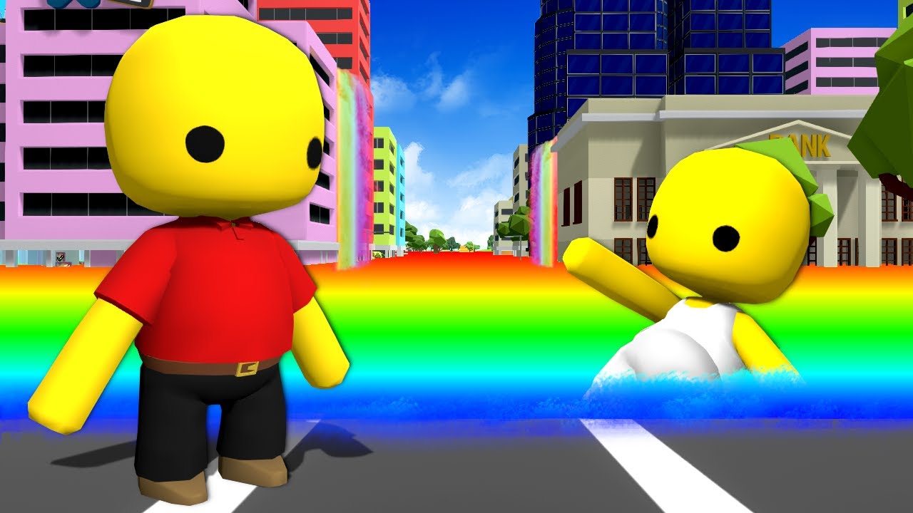 Can We Escape a RAINBOW FLOOD in Wobbly Life?