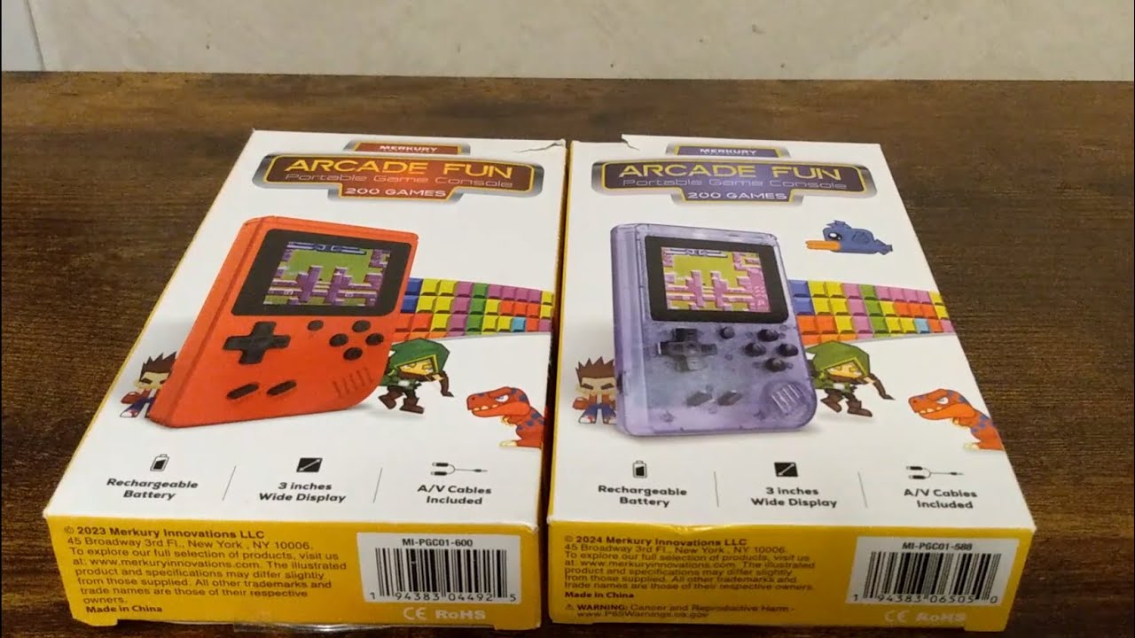Merkury Arcade Fun 200 in 1 Handheld Review