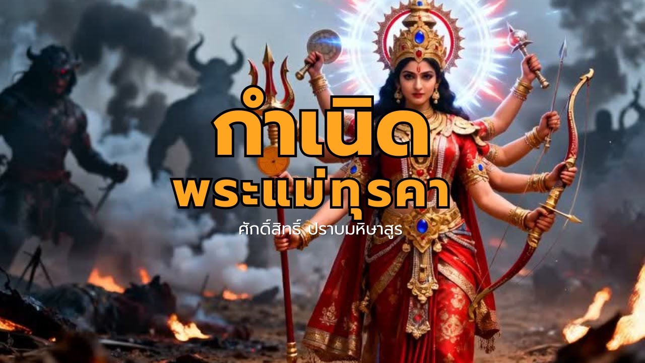 กำเนิดพระแม่ทุรคา | ตำนานศักดิ์สิทธิ์แห่งชัยชนะ ปราบมหิษาสูร