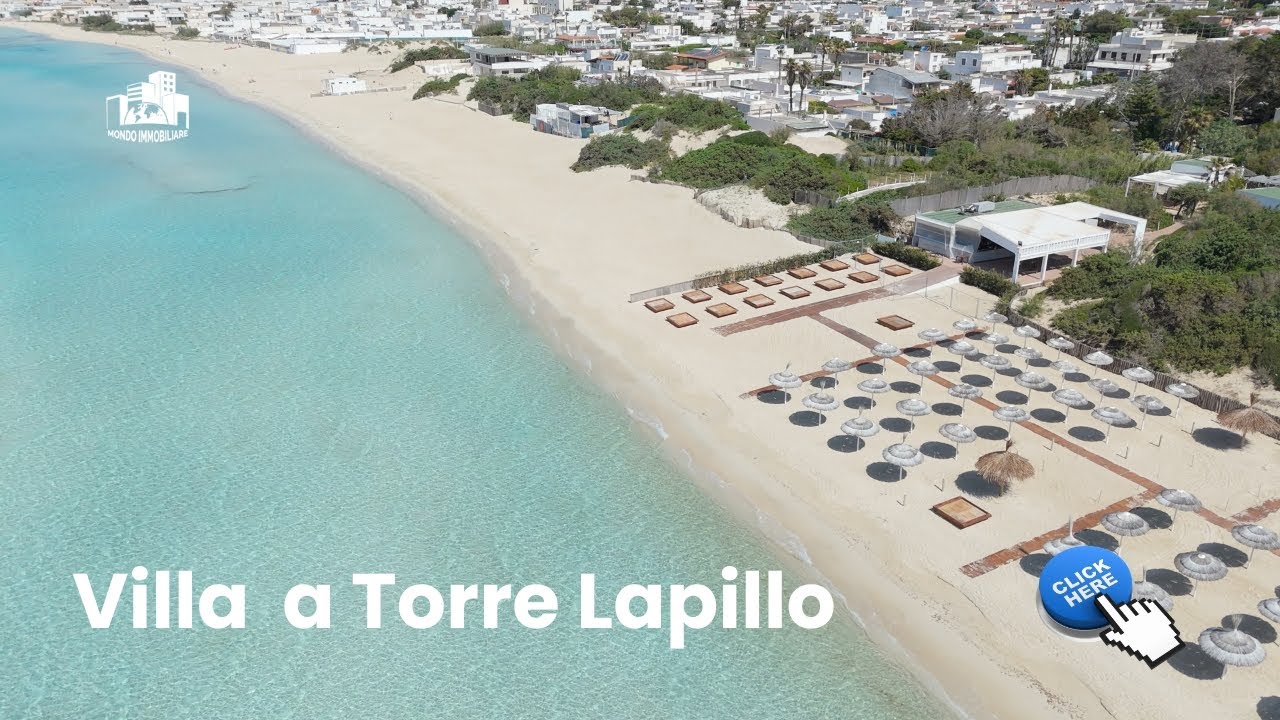 Villa in Vendita a 300m dal Mare | Investimento Unico in Salento l Torre Lapillo