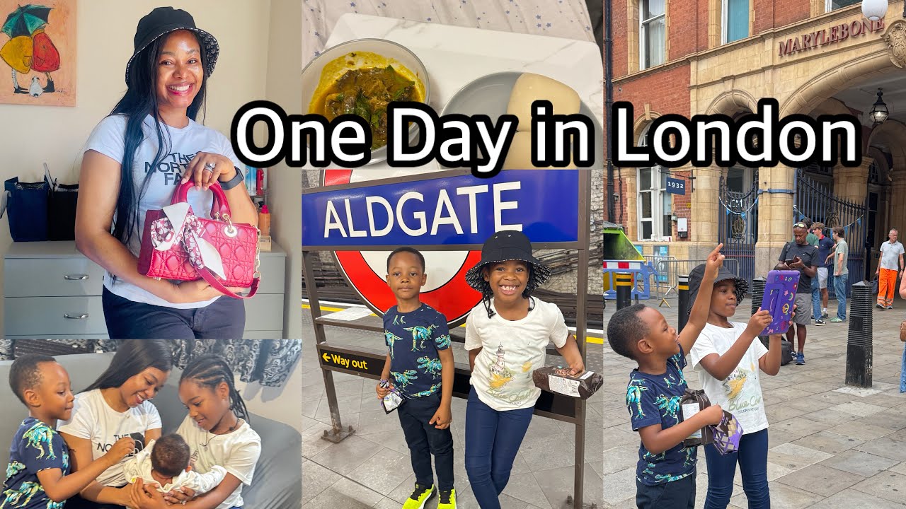 Day Trip to London with Kids | Meeting a New Baby | Shopping, Birmingham Market & Bulk Cooking Vlog 