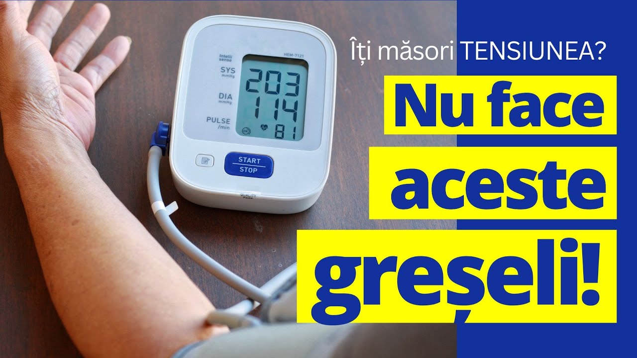 Ce să NU faci atunci când îți măsori Tensiunea Arterială