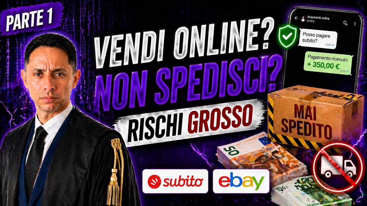 TRUFFA ONLINE (parte 1): cosa si rischia a non spedire il bene venduto?