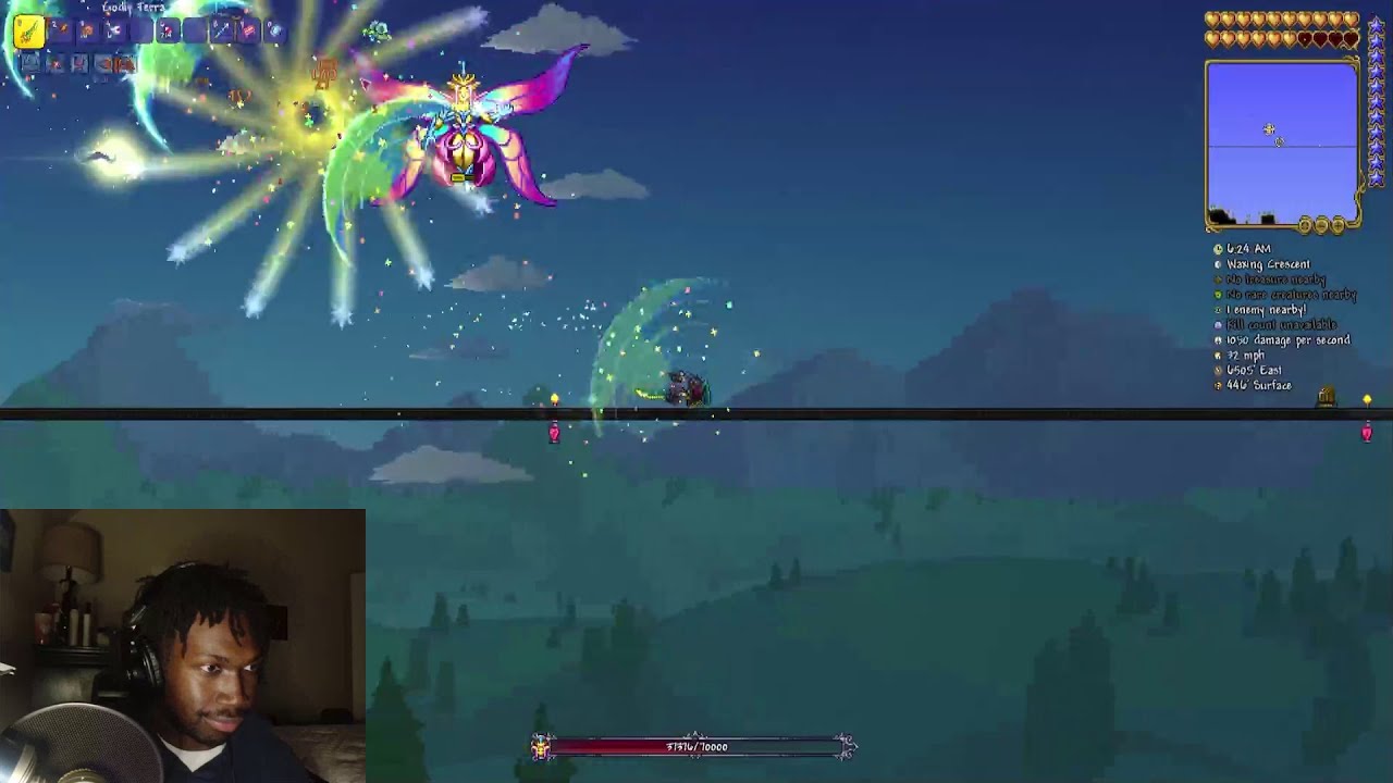 Beating Empress of Light Daytime (Classic - Meele Post-Golem - No RoD)