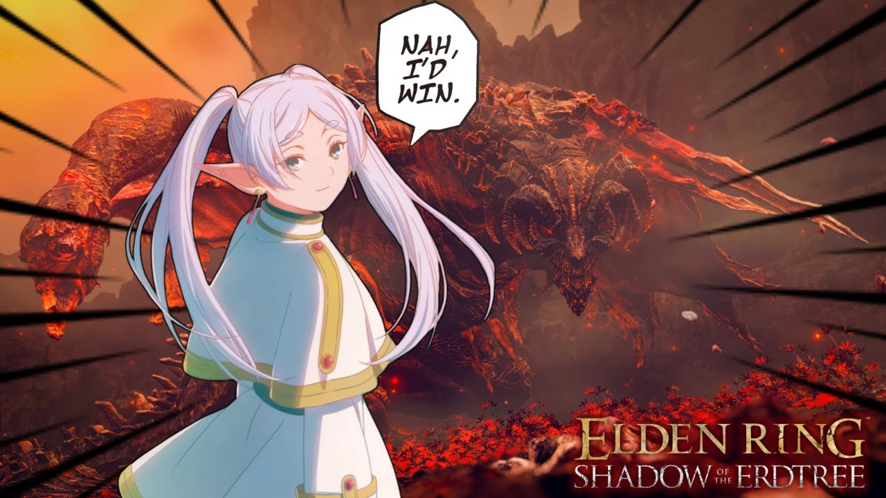 FRIEREN EM ELDEN RING!! A build da elfa mais OP🧙🏻‍♀️