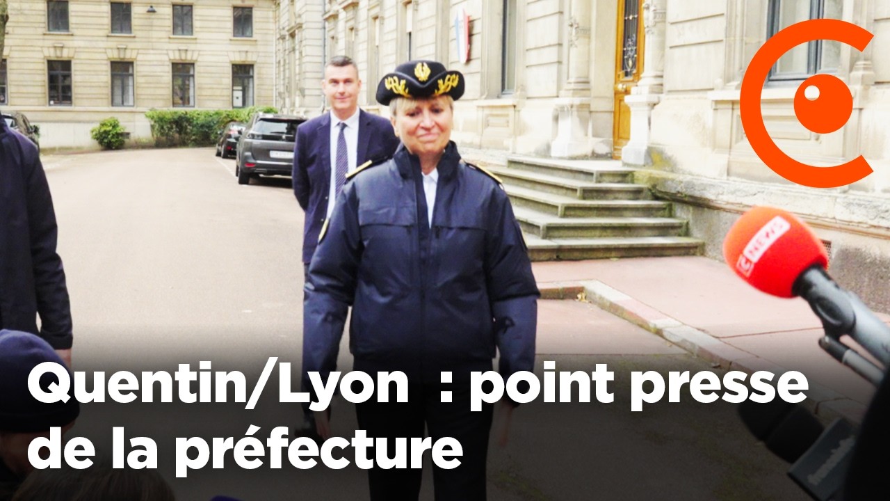 Lyon/Quentin : Point presse de la préfecture avant la marche de l’extrême droite