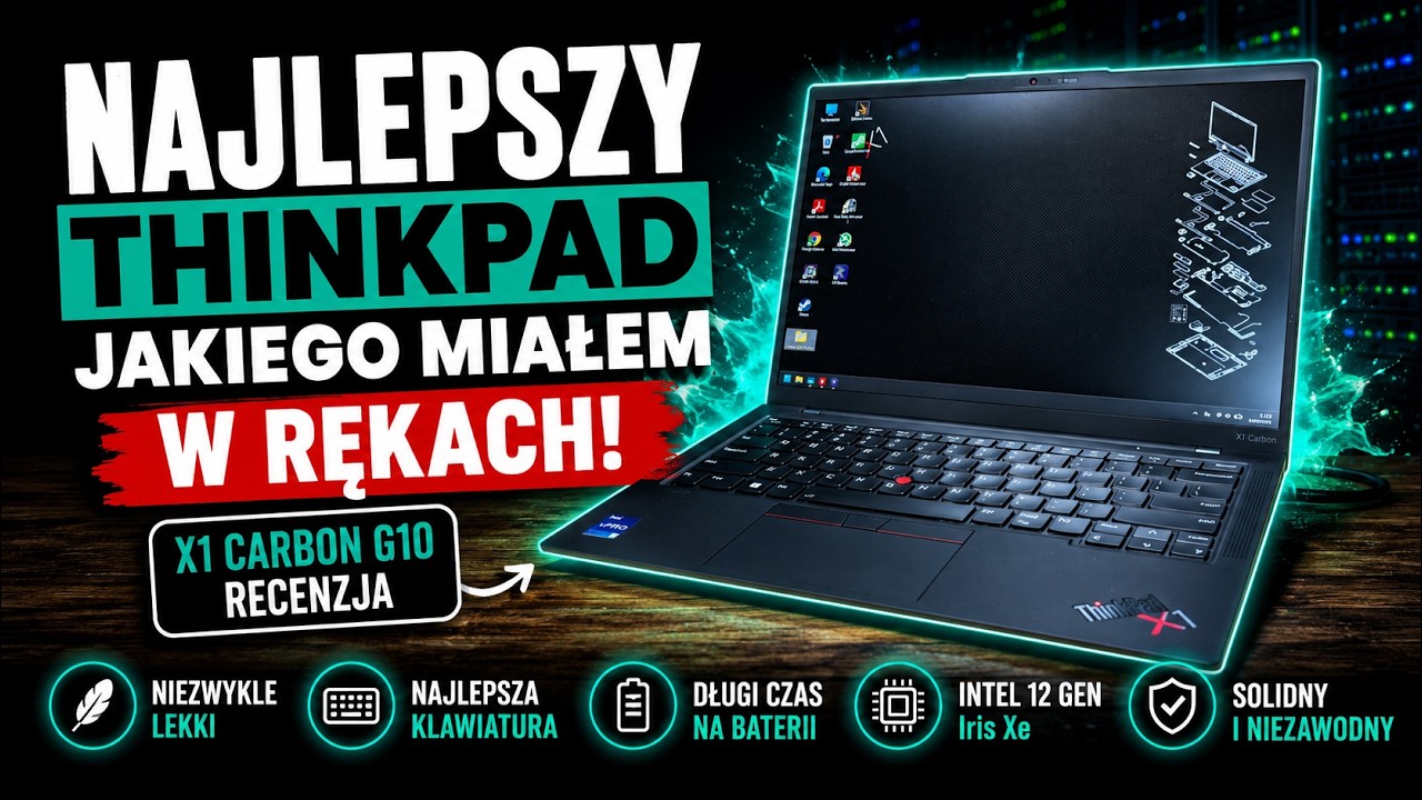 Najlepszy ThinkPad jakiego miałem w rękach! | ThinkPad X1 Carbon G10