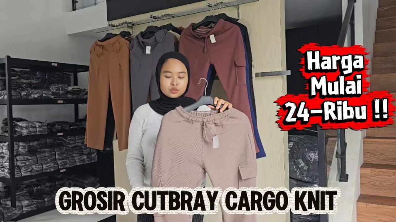Grosir Cutbray Cargo Knit | Harga Grosir Mulai 24-Ribuan | Cocok untuk Stok Toko