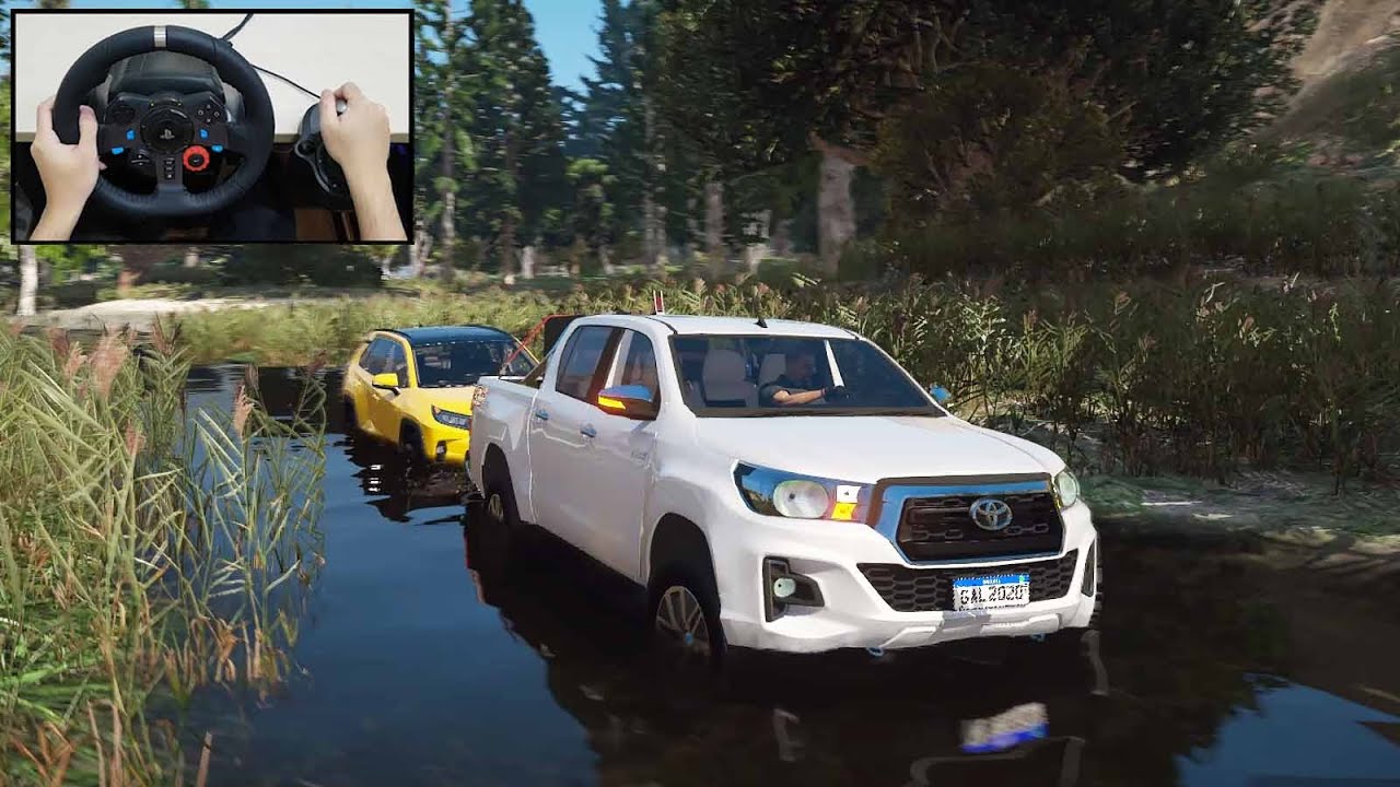 Toyota Hilux 2019 - Rescue Mission | GTA 5 Offroading | Logitech G29 Gameplay