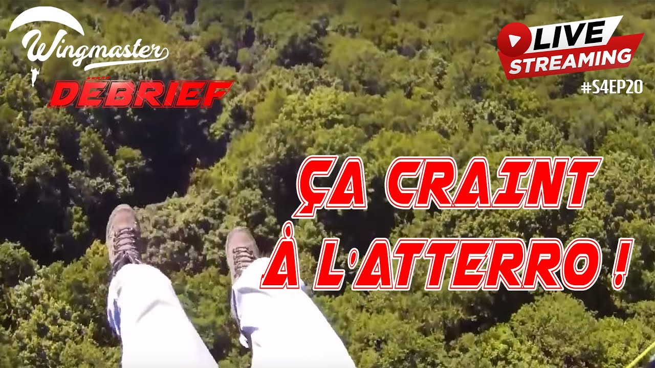 Live : Ça craint à l'attero | #S4EP20 | #Parapente | #WingmasterDébrief