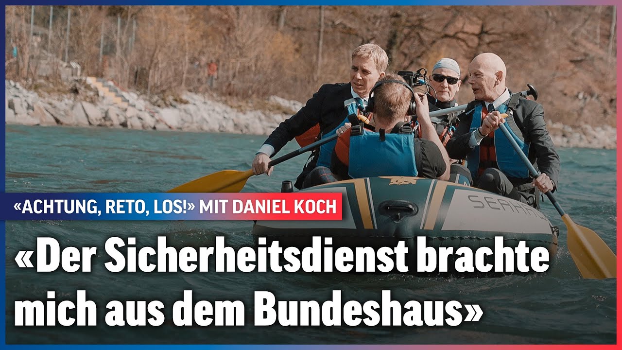 Daniel Koch und Scherrer wagen sich auf die Aare | Achtung, Reto, los! | Folge 53