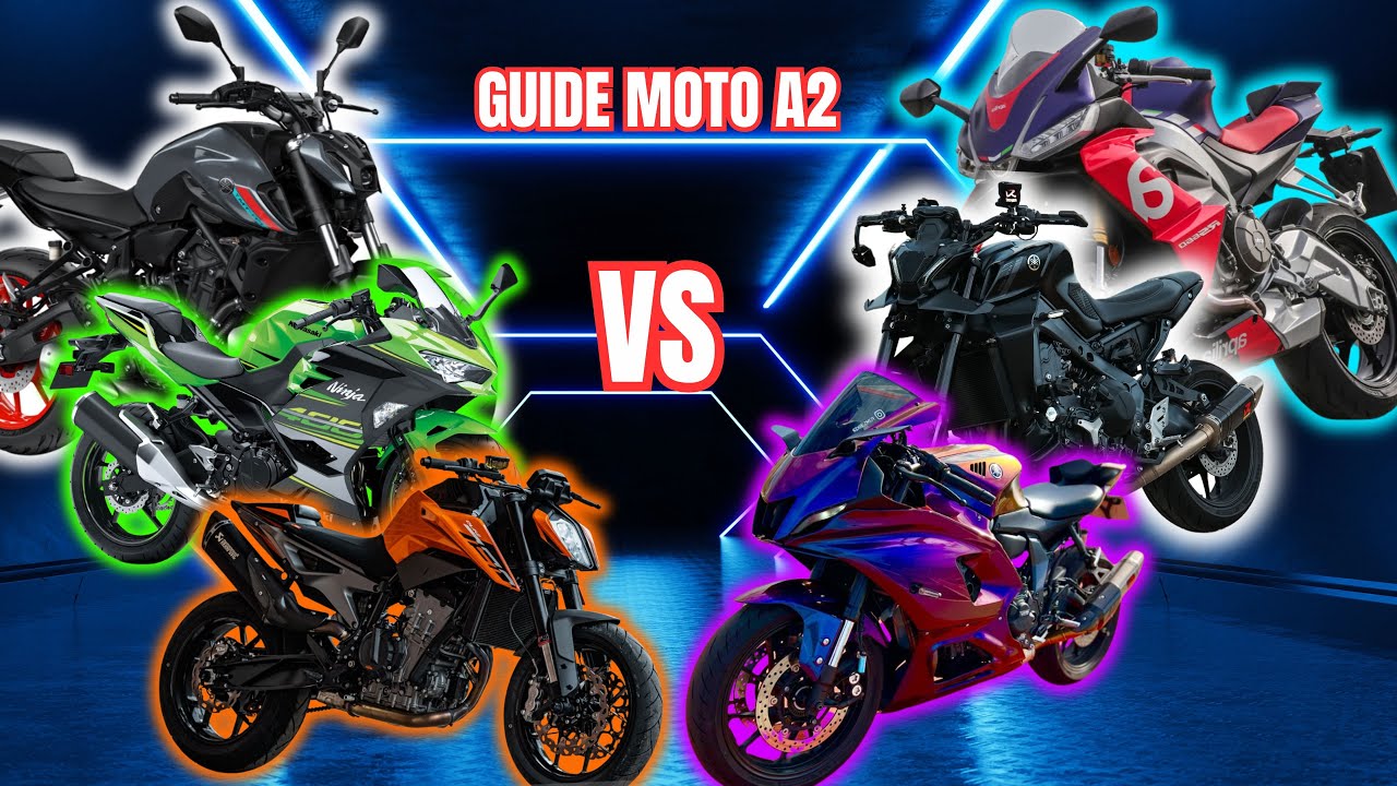 GUIDE MOTOS -  LES MEILLEURES MOTOS A2