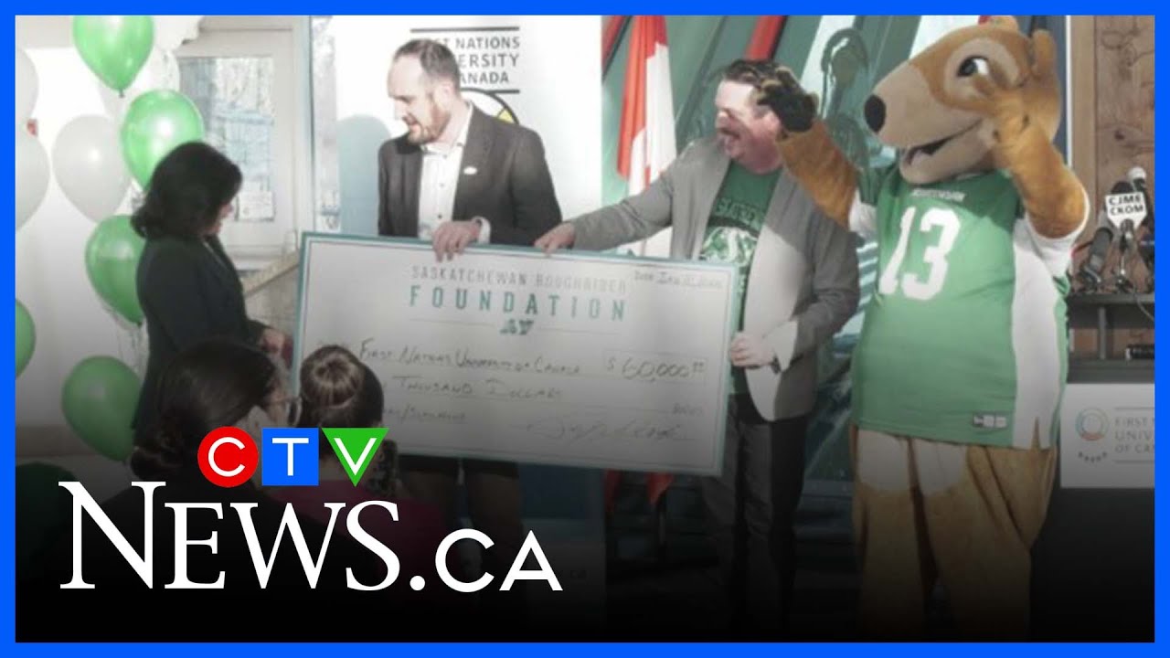 Riders pledge $60K to support Indigenous students at First Nations University