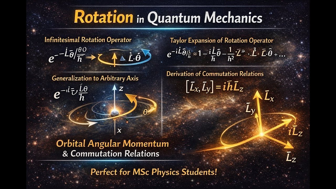 Infinitesimal Rotations and Angular Momentum Commutation in Quantum Mechanics