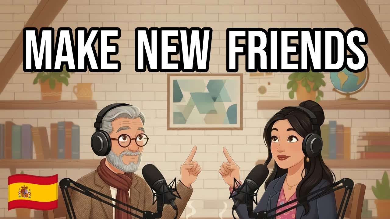 Как завести новых друзей | Испанский подкаст 🎧🇪🇸 | Средний уровень (B1-B2)