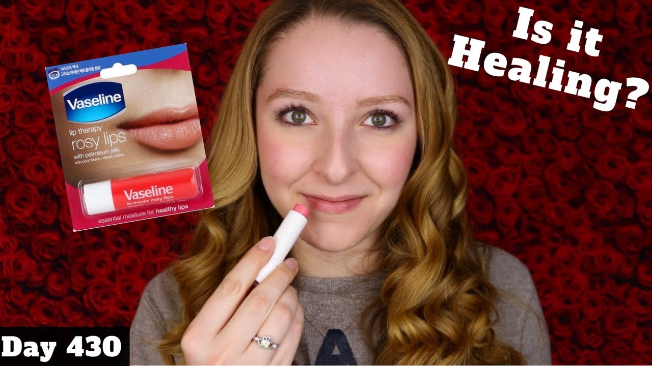 Обзор помады Vaseline Lip Therapy Rosy Lips Stick | Макияж Dollar Tree | День 430-й проб нового м...