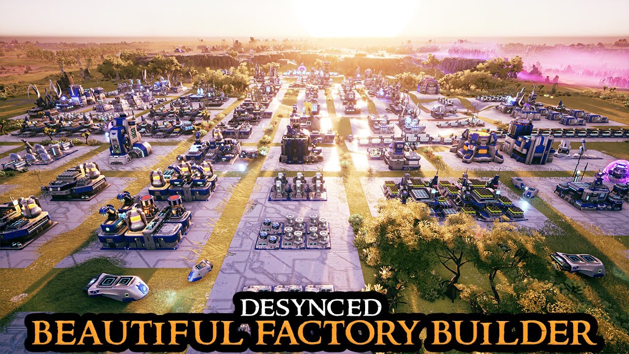 DESYNCED - Fresh Start in Beautiful Factory Builder || Strategy Gameplay #sponsored
