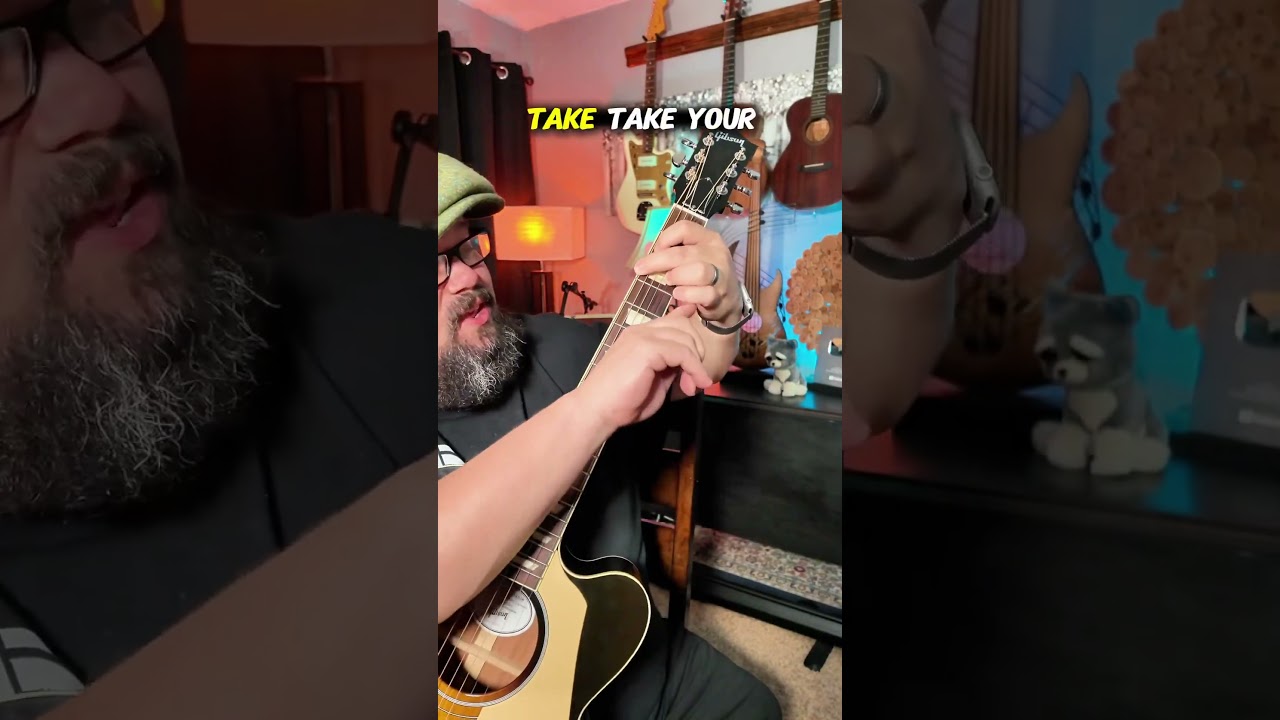 Semi-Charmed Life Guitar Tutorial! #shorts #guitar #gibsonguitar #gibsonacoustic #LesPaulGoesParlor
