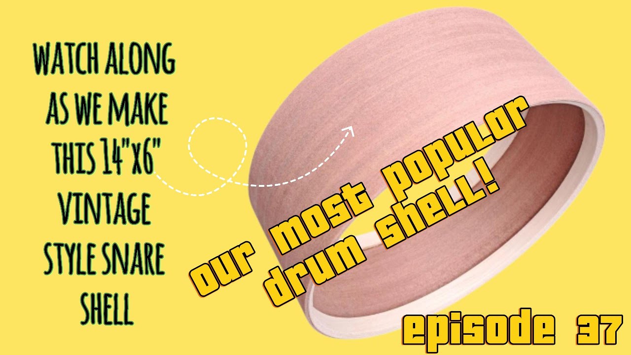 AC Drums Drum Making Diary Ep37 Drum Shell Making, Ply Prepping, Woodwork Makes The Dreamwork