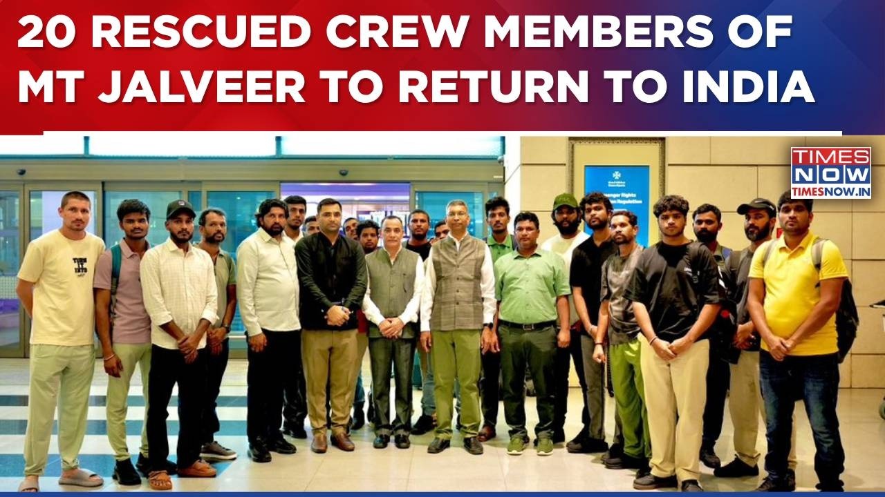 Indian Envoy Meets 20 Rescued Crew Members Of MT Jalveer; Seafarers Set To Return To India | WATCH